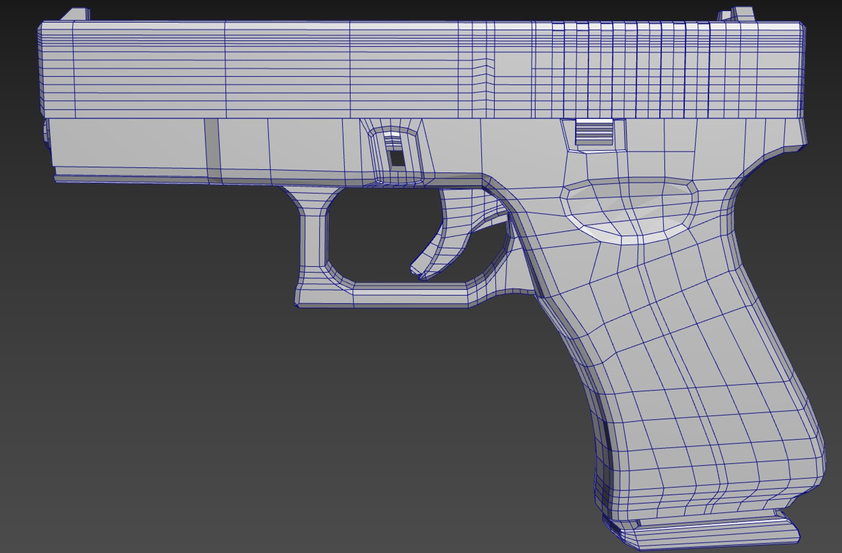 3D 9mm Modified Pistol Model - TurboSquid 1560956