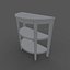 控制台桌 Convenience Concepts Newport 3-Shelf
