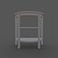 控制台桌 Convenience Concepts Newport 3-Shelf