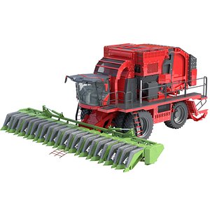 Cotton Harvester 3D model
