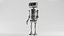 Robot retro estilizado listo para jugar Mixamo Ready