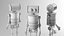Robot retro estilizado listo para jugar Mixamo Ready