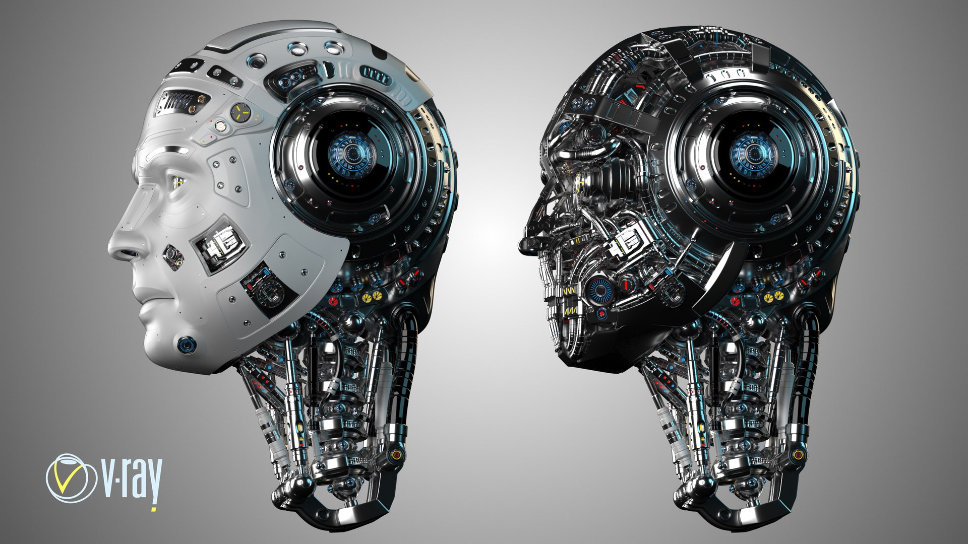 Robot head 3D model - TurboSquid 1351912