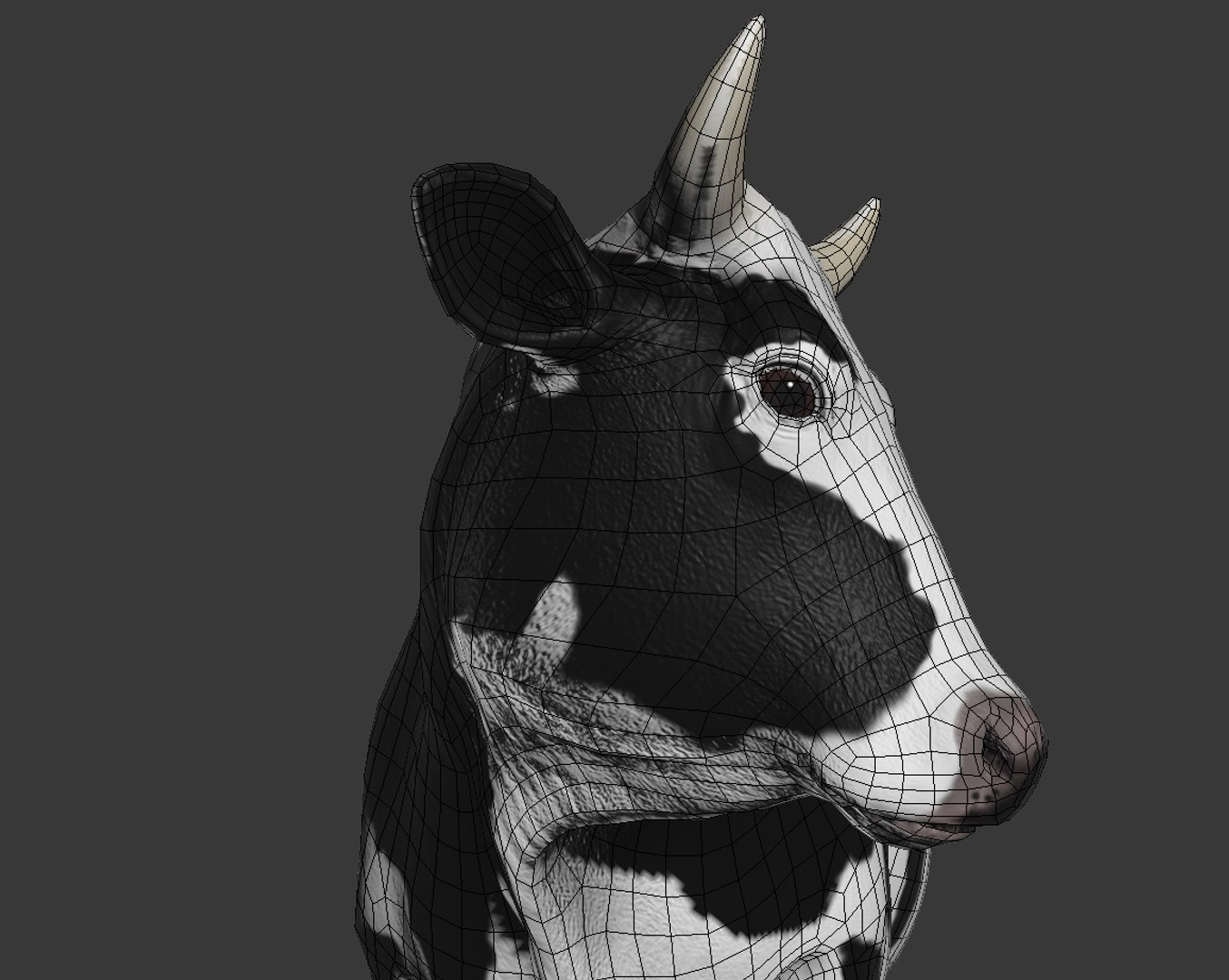 3d Rigged Cow