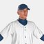 Joueur de baseball générique 6