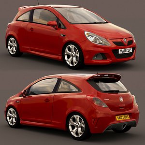 3D vauxhall corsa vxr 2009