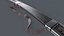 Magical Sabre with Runes  Low-poly model