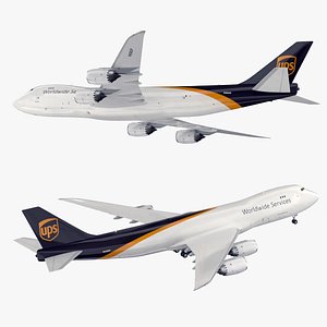 B747 8F UPS SC 3D model