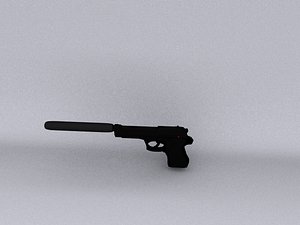 free berreta scilencer 3d model