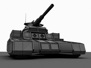 Sci-fi Howitzer Tank