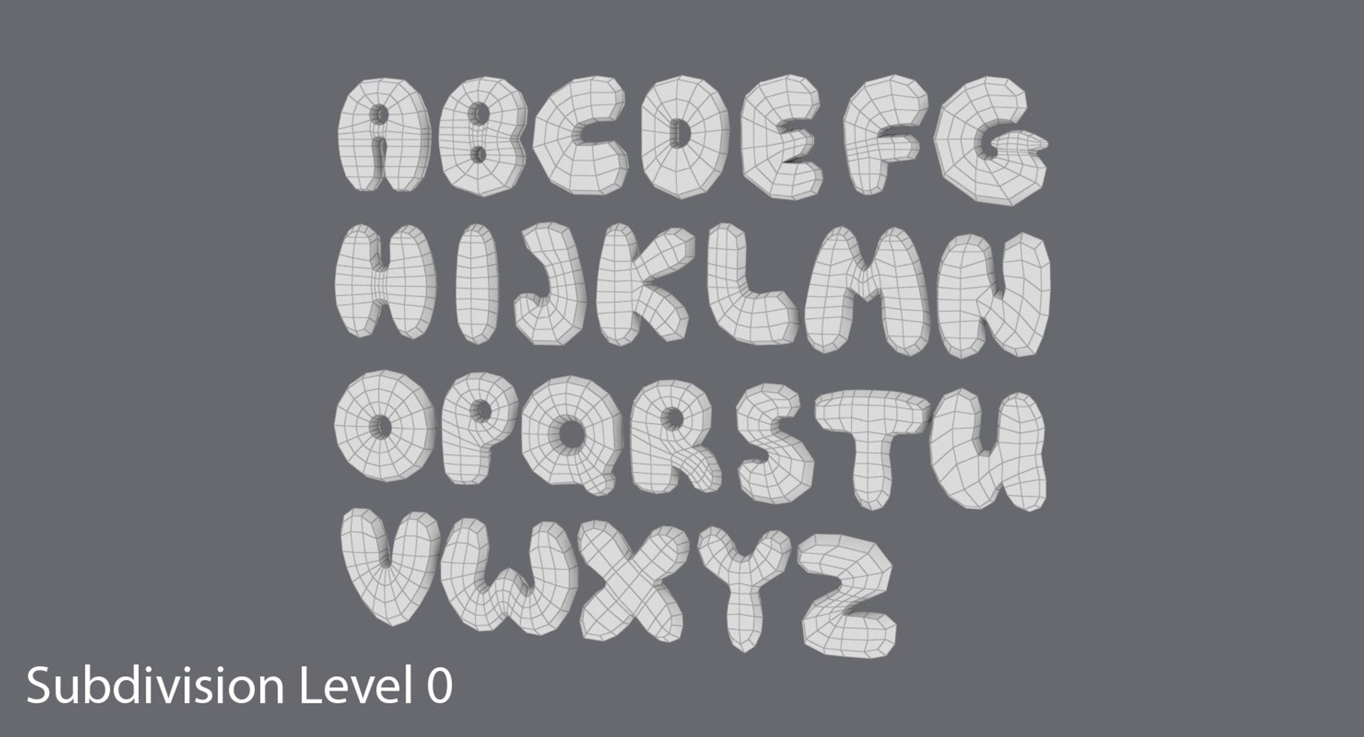 Bubble Alphabet Letters Max
