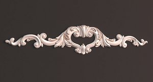 3d cartouche interior model