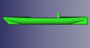 kayak 3D model