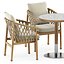 Ginestra outdoor chairs and Briscola table