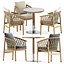 Ginestra outdoor chairs and Briscola table