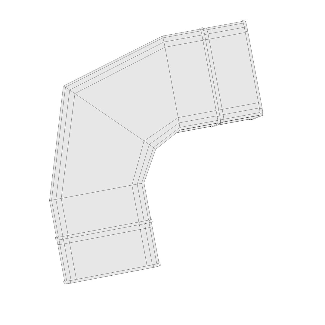Square Pipe 3d Obj