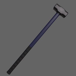 PBR Sledge Hammer V2a 3D