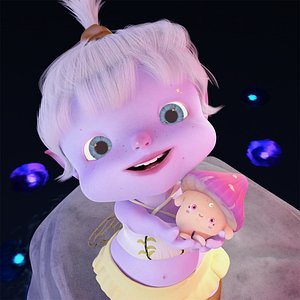 3D Roomie -Only Mashroom Character-