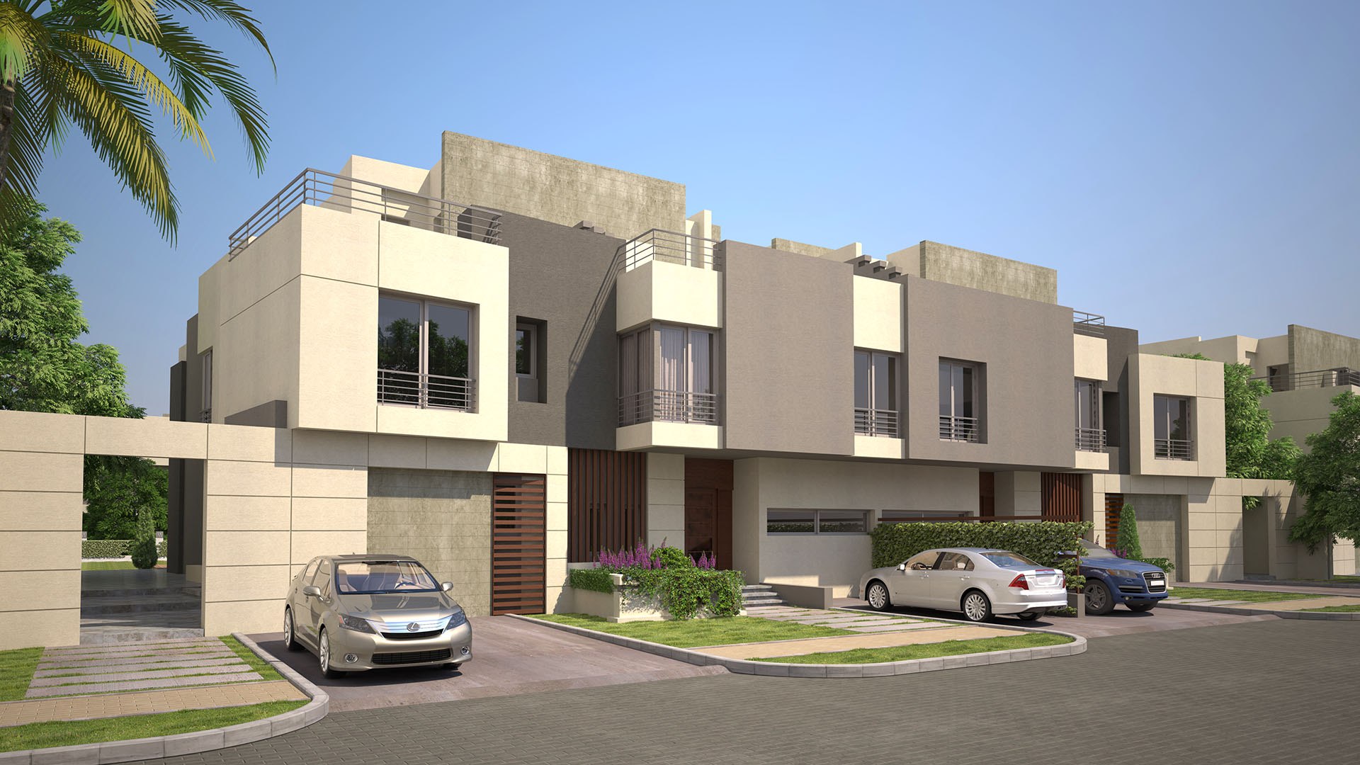 3D model townhouse house - TurboSquid 1554661