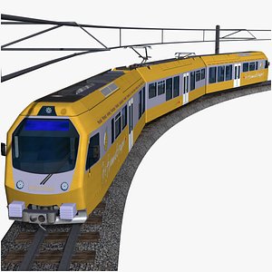 mariazellerbahn - austrian electric passenger train with interior 3D