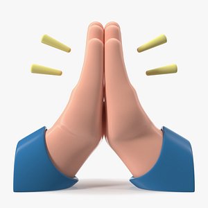 3D Folded Hands Emoji