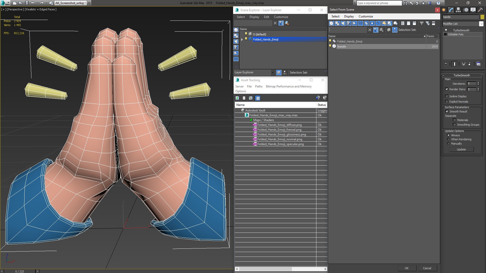 3D Folded Hands Emoji https://p.turbosquid.com/ts-thumb/Xt/CJKzr7/kt/foldedhandsemojivray3dmodel019/jpg/1647291262/1920x1080/fit_q87/8abd80dd04dacdaf25af0e0d5e43bebd271718a9/foldedhandsemojivray3dmodel019.jpg
