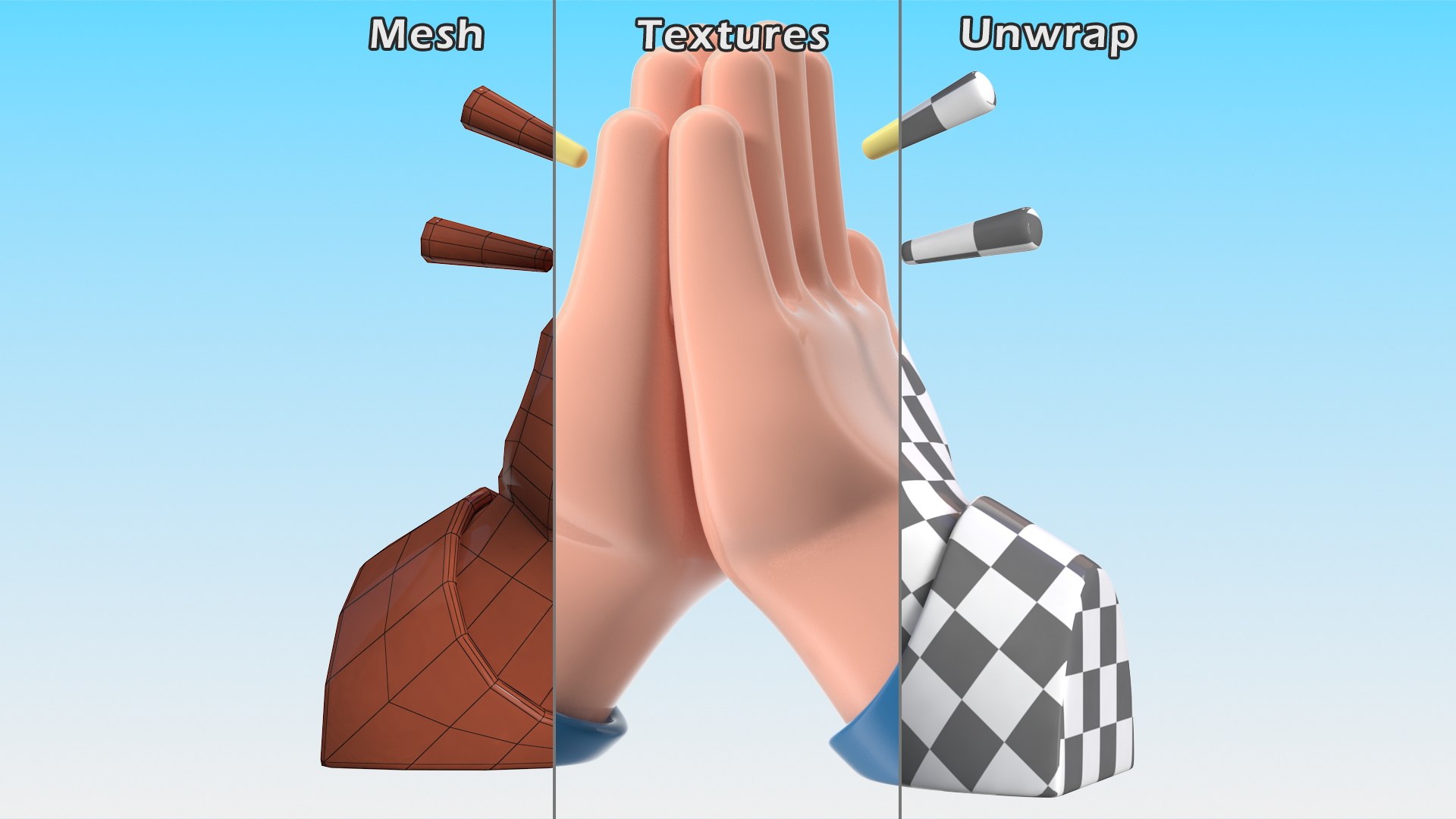 3D Folded Hands Emoji https://p.turbosquid.com/ts-thumb/Xt/CJKzr7/ny/foldedhandsemojivray3dmodel014/jpg/1647291240/1920x1080/fit_q87/0fb787aad4ea2bba30a3f608aa1425e1115c8b63/foldedhandsemojivray3dmodel014.jpg