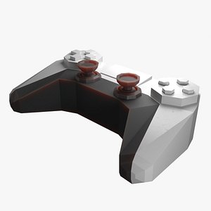 Low-Poly Stylized Game Controller