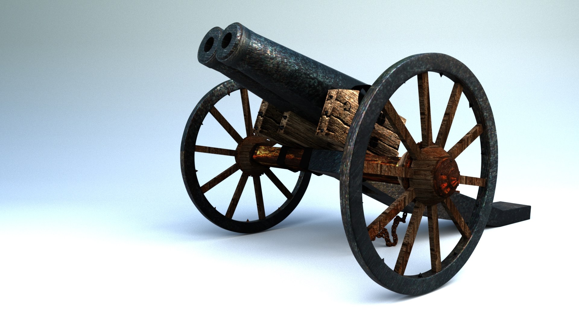 Civil War Cannon 3D model https://p.turbosquid.com/ts-thumb/Xt/Ho1nFQ/Si/gantlinggunfinaloutput1/jpg/1639135324/1920x1080/fit_q87/ffb10564ed946138a7738609eb8e5486bb2e6c3c/gantlinggunfinaloutput1.jpg