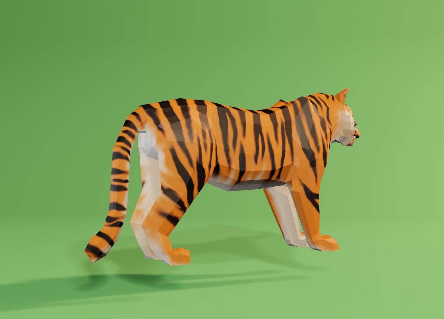 Bengal Tiger ANIMATED Yeti 3D model - TurboSquid 2124743