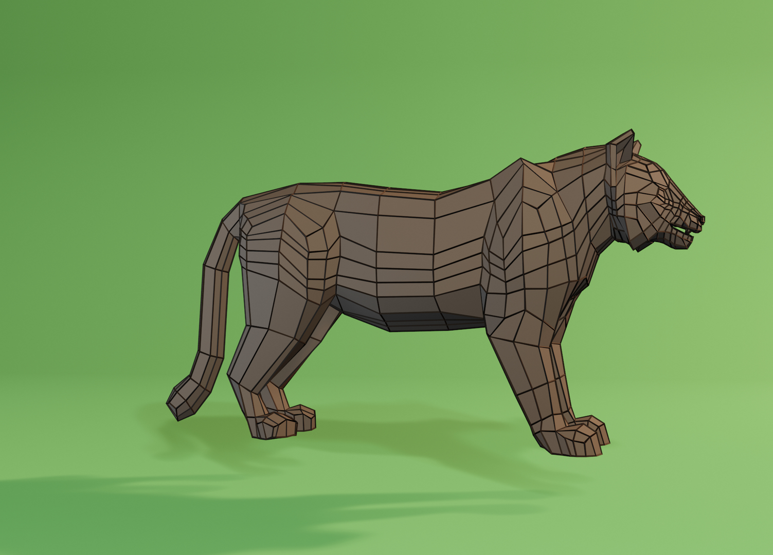 Bengal Tiger ANIMATED Yeti 3D model - TurboSquid 2124743