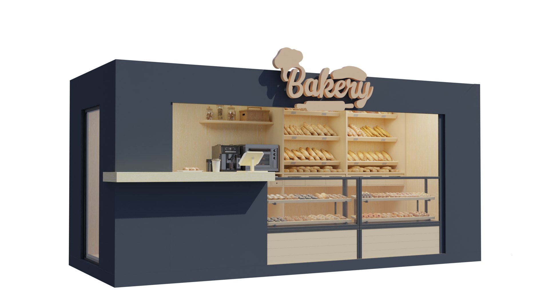 Bakery Point Europe 01 3D Model - TurboSquid 2215515