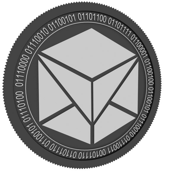 veridocglobal black coin 3D model