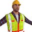 3d max rigged s worker man