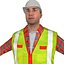 3d max rigged s worker man