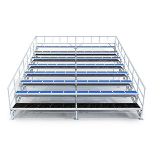 3D stadium architecture building model