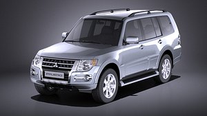 2015 mitsubishi pajero 3D model