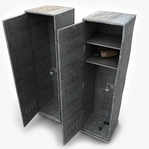 Metal Gym Locker Textured