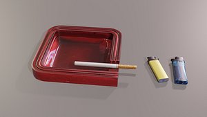 3D ashtray
