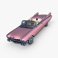 Cadillac Eldorado 1959 pink