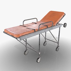 Ambulance Stretcher - Low Poly