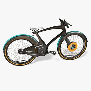 Futuristic Urban Bicycle Black