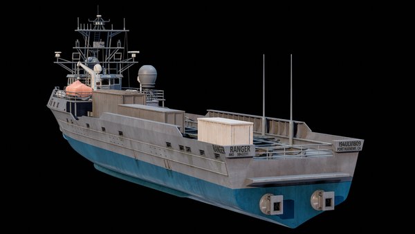 modelo 3d Buque militar Robo-Ship Ranger de la Armada de EE. UU ...