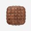 Casa Padrino Genuine Leather Stool Brown