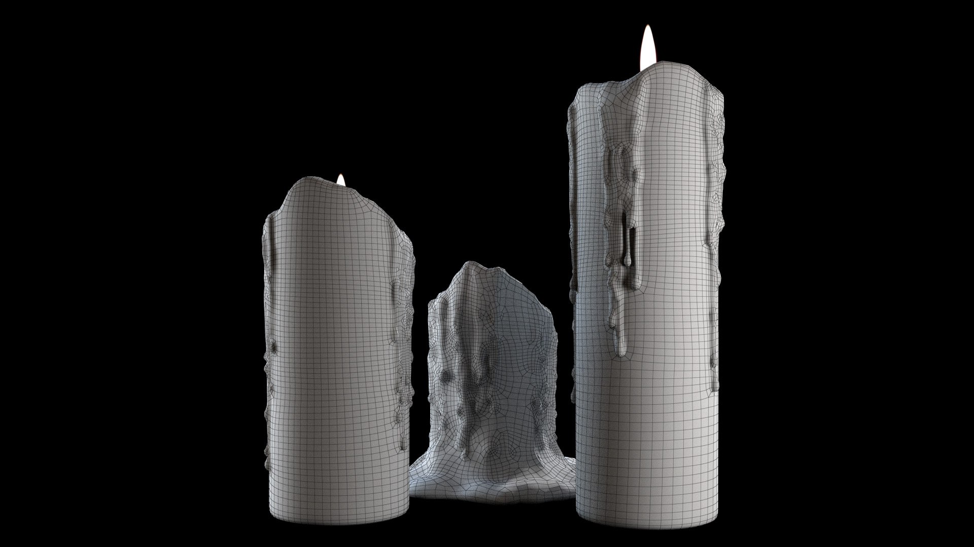 3D Bright Candle 8K Textures - TurboSquid 1988290