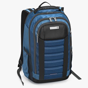 3D Travel Backpack Samsonite Carrier GSD Blue model