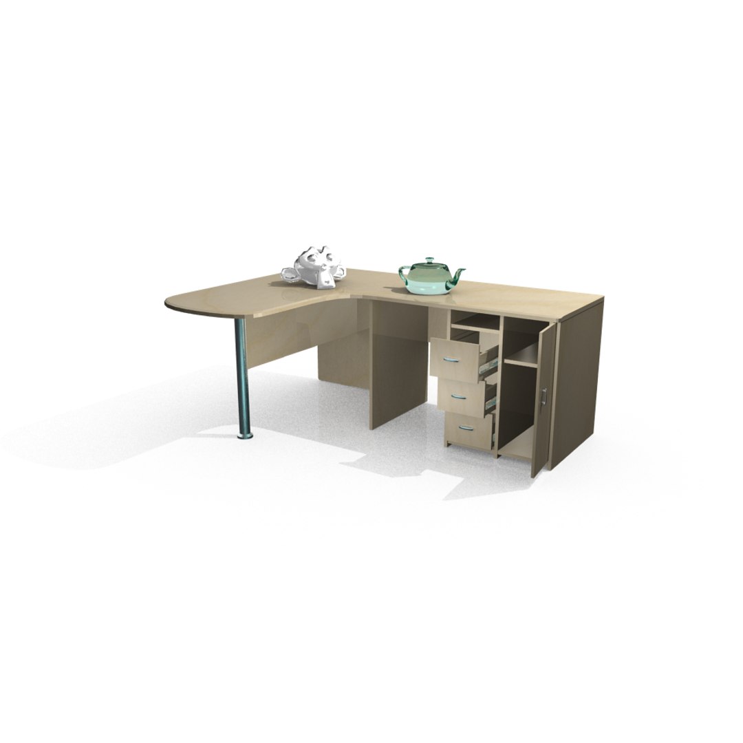 3d Model Of Office Computer