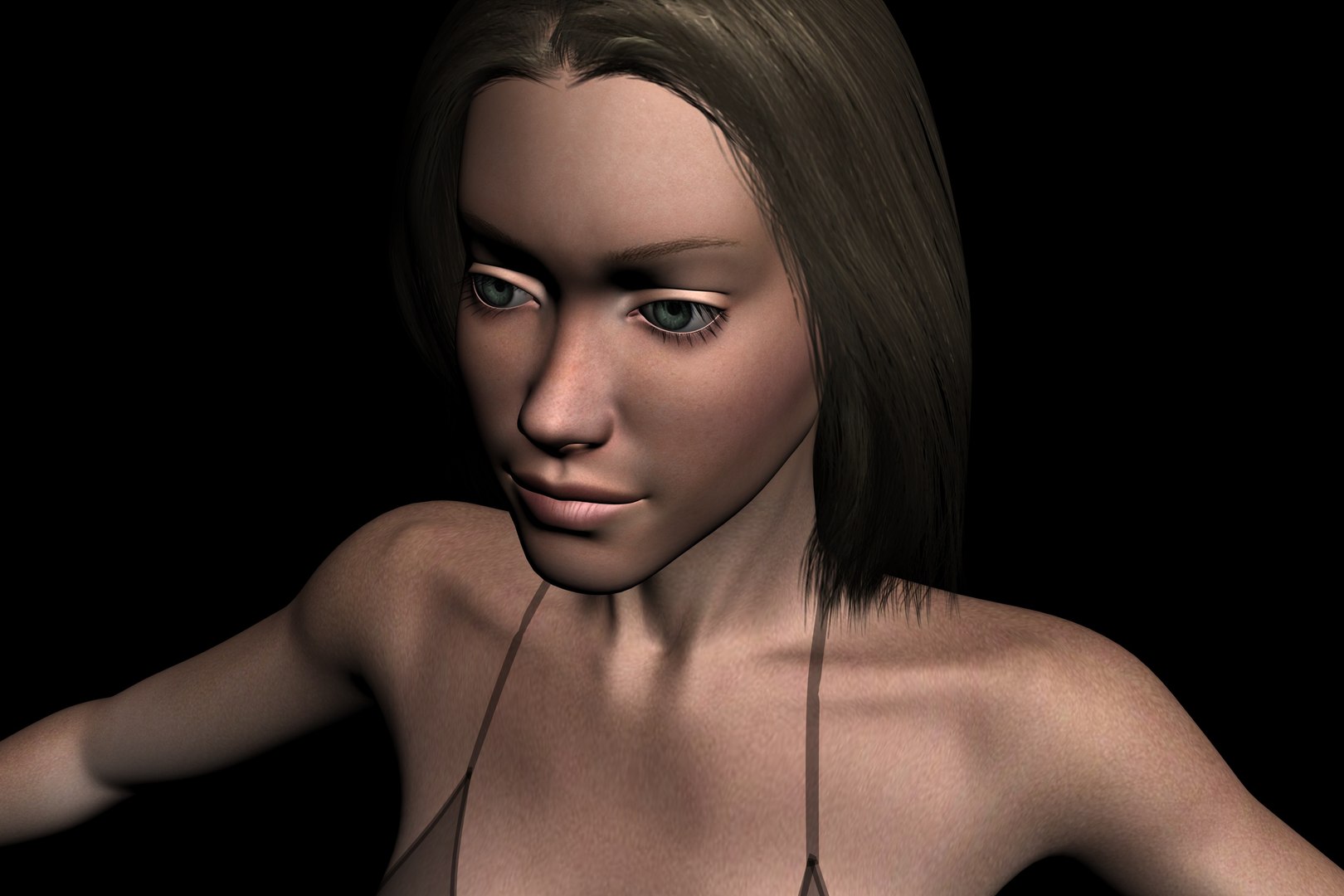 Alexis Lady Character 3d Model Turbosquid 1160089