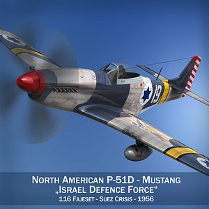 c4d north american p-51d -