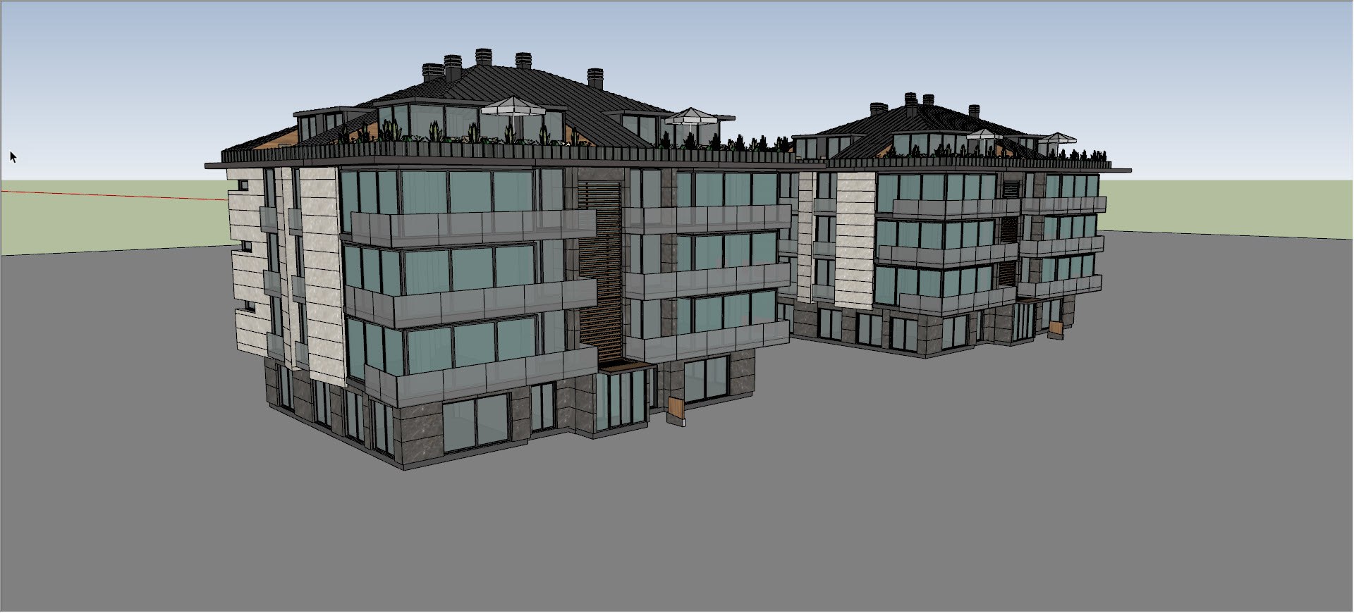 3D Cozy Residental Apartment Building 3D Model - TurboSquid 1976757
